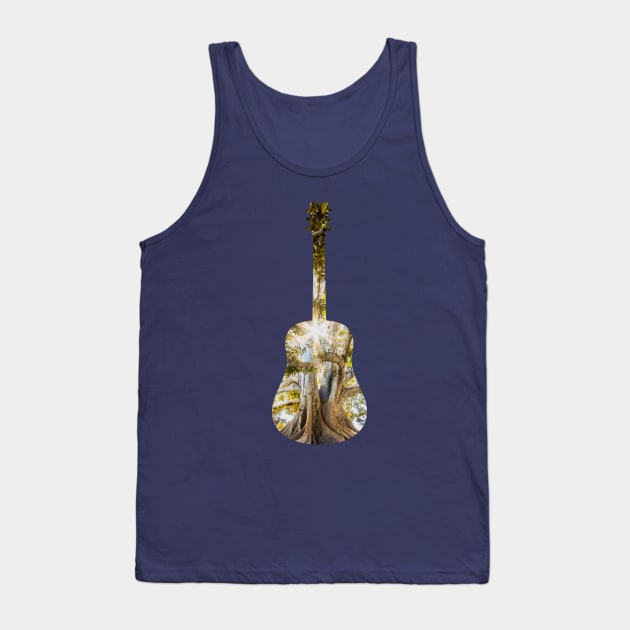 Nature Tree of Life Acoustic Guitar Tank Top by Celestial Mystery